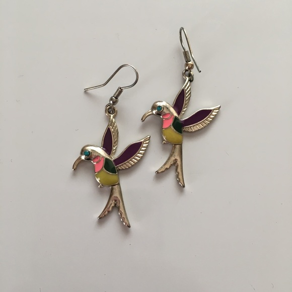 Humming bird fashion earrings - Picture 1 of 1
